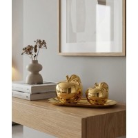 ZEYVE CERAMIC 2-PIECE APPLE SET TRAY 23x10x9cm